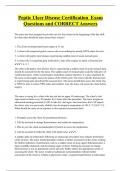 Peptic Ulcer Disease Certification Exam  Questions and CORRECT Answers