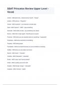 SSAT Princeton Review Upper Level - Vocab&period;
