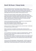 DsnS 183 Exam 1 Study Guide