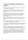 roadway worker&lpar;Module 6&rpar; Questions & answers