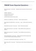 PMHNP Exam Reported Questions - With Actual Explanations Of AnswersGraded A&plus;&period;