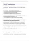 PMHNP certification Exam Questions And Well Elaborated Answers&period;