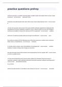 practice questions pmhnp Exam With All Complete AnswersA&plus; Score&period;