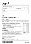 2023 AQA AS FURTHER MATHEMATICS QUESTION PAPER 2 &lbrack;7366&sol;2D&colon; Discrete&rsqb;