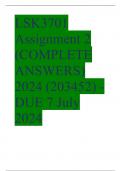 LSK3701 Assignment 2 (COMPLETE ANSWERS) 2024 (203452) - DUE 7 July 2024