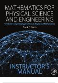 Mathematics for Physical Science and Engineering: Symbolic Computing Applications in Maple and Math