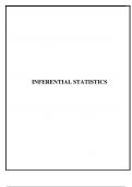 Inferential statistics 