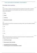 NR 304 HEALTH ASSESSMENT II EXAM 2 PRACTICE QUESTIONS WITH 100% SOLVED SOLUTIONS