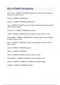 RLA STAAR Vocabulary