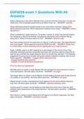 EDF6226 exam 1 Questions With All Answers