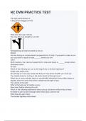 NC DVM PRACTICE TEST&period;