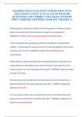 2024 HESI EXIT EXAM NEXT GENERATION &lpar;NGN&rpar; TEST BANK LATEST ACTUAL EXAM WITH 400 QUESTIONS AND CORRECT DETAILED ANSWERS &lpar;100&percnt; VERIFIED ANSWERS&rpar; ALREADY GRADED A&plus;