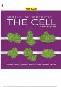 COMPLETE Elaborated Test Bank  For Molecular Biology of the Cell 7th Edition Bruce Alberts questions with[ 100% verified answers]2024/2025