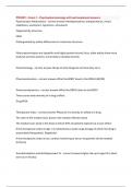PMHNP I - Exam 1 &ndash; Psychopharmacology with well explained answers 