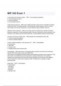 MIP 342 Exam 1 Questions and Answers 2024( A+ GRADED 100% VERIFIED).