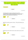 THEO 104 QUIZ 5 &vert;WEEK 5 QUIZ&colon; LIBERTY  UNIVERSITY QUESTIONS AND ANSWERS 100&percnt; SOLVED