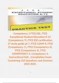 Competency 1 FTCE ESE, FTCE Exceptional Student Education K-12 (Competency 7), FTCE ESE certification 17 study guide pt 7, FTCE COMP 8, FTCE (Competency 1), FTCE (Competency 4), FTCE (Competency 2), FTCE COMPETENCY 4, Competency 3: Instructional Deli...Co
