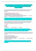 ATI Comprehensive Assessment B New 2024-2025 Version  with All Questions from Actual Past Exam and 100&percnt;  Correct Answers