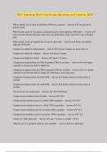 CPR&sol;AED&sol;BLS&sol; First Aid American Red Cross Bundled Exams Questions and Answers 100&percnt; Verified and Updated &vert; Graded A