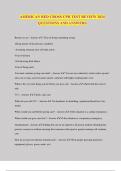 AMERICAN RED CROSS CPR TEST REVIEW 2024 QUESTIONS AND ANSWERS