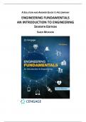 Solution Manual For Engineering Fundamentals An Introduction to Engineering, 7th Edition by Saeed Moaveni Chapter 1-21