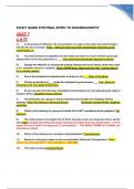 SDSU Oceanography 100 STUDY GUIDE FOR FINALINTRO TO OCEANOGRAPHY LATEST 