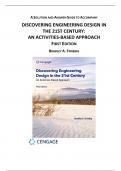 Solution Manual For Discovering Engineering Design in the 21st Century 1st Edition by Bradley Striebig Chapter 1-8