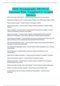 SDSU Oceanography 100 FINAL Questions With  Completed A&plus; Graded Answers