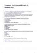 Chapter 4&lowbar; Theories and Models of Nursing 2024