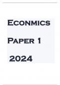 Econmics Paper 1 2024