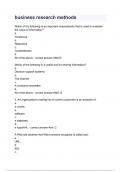business research methods &lpar;2&rpar;