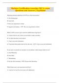 Marketo Certification Associate &lpar;MCA&rpar; exam Questions and Answers &vert; Top Rated