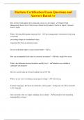 Marketo Certification Exam Questions and  Answers Rated A&plus;