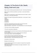 Chapter 14 The End of Life&lowbar; Death&comma; Dying&comma; Grief and Loss