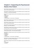 Chapter 5 - Supporting the Psychosocial Needs of the Patient
