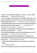 PROPHECY RN PHARMACOLOGY A&semi; PROPHECY EXAM HAD 39 QUESTIONS IN 39 MINUTES&period; I RECEIVED A 95&percnt;&comma; I GOT TWO QUESTIONS WRONG&period; ANY QUESTIONS NOT INCLUDED ARE SUPER SIMPLE MATH QUESTIONS&period;