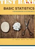 Basic Statistics for Business And Economics 7th Edition By Douglas  Lind, William Marchal, Samuel A. Wathen, Carol Ann Waite TEST BANK