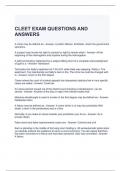CLEET EXAM QUESTIONS AND ANSWERS 2024