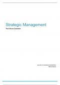 Summary -  Strategic Management / Strategisch Management