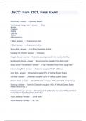 UNCC&comma; Film 2201&comma; Final Exam Questions and Answers 2024