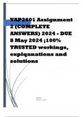 VAP2601 Assignment 2