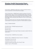 Shadow Health Depression Exam Questions and Answers&lpar;RATED A&rpar;
