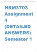 HRM3703  Assignment  4  (DETAILED  ANSWERS)  Semester 1  2024 - DISTINCTI ON  GUARANTE ED