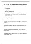 ISU Nursing 208 Questions with Complete Solutions&period;