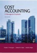 test bank for cost accounting 14th edition by horngren datar and rajan. all 23 chapters covered.