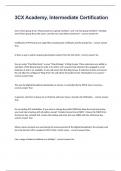 3CX Academy&comma; Intermediate Certification exam questions and 100&percnt; correct answers 2024