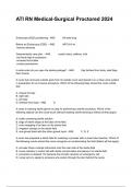 ATI RN ADULT MEDICAL SURGICAL Questions With Correct Solutions