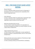HRCI - PHR EXAM STUDY GUIDE LATEST  RATED A&period;