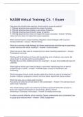 NASM Virtual Training Ch. 1 Exam with correct Answers