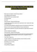 Aetna Individual Core Certification Exam Questions And Answers